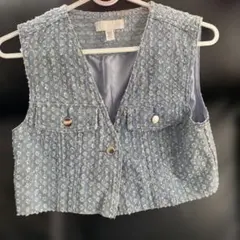 H&M スパンコール ベスト ジレのサムネイル