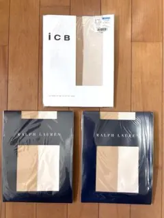ICB & Ralph Lauren ストッキング 3点セット