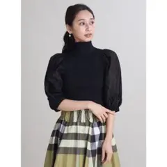 新品未使用☆YAMADAYA FENNEL バルーン袖リブニット