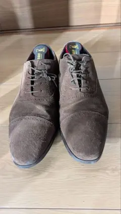 SCOTCH GRAIN ブラウン スエード ドレスシューズ