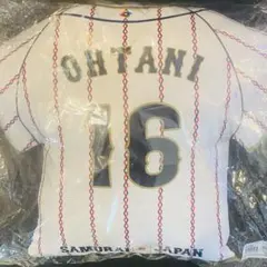 新品未開封 大谷翔平 16 WBC 侍ジャパン ユニフォーム型クッション 正規品