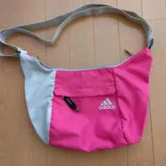 adidas　ショルダーバッグ　ピンク