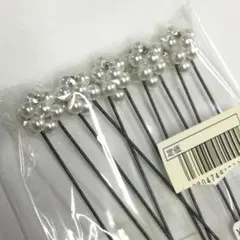 パール装飾ヘアピン 5本セット