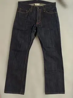 日本製　back number デニム　ジーンズ　濃紺　31インチ　綿100