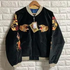 【aki☆】東洋 GOLD スカジャン 虎 鷲 M 山田蓮 未使用】港商 SPECIAL SUKA Eagle & Dragon 山田蓮 - メルカリ