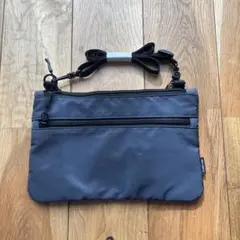ダークグレー ポリエステル サコッシュ 約25cm x 18cmのサムネイル