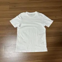 【ちょっとだけ着た】UNIQLO スーピマコットンクルーネックTシャツ 白