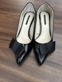 ZARA BASIC ブラックハイヒール 36