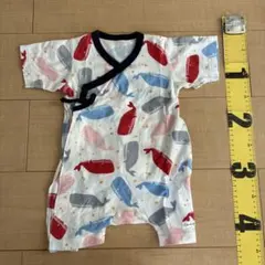 半袖ロンパース　コンビミニ　50〜60cm