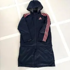 adidas ベンチコート 140 ネイビー　ピンク　女の子　男の子