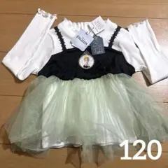 Disney アナ雪　アナ　ロンT 長袖トップス　新品　チュール120 ベロア