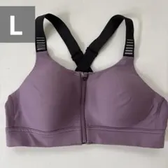Under Armour パープル スポーツブラ Lサイズ