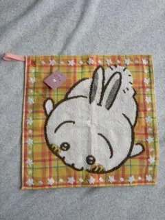 【新品・タグ付き】ちいかわ　うさぎ　ループタオル　ハンカチ　ハンドタオル