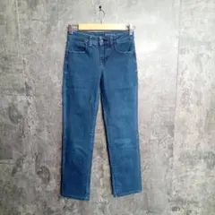 ✨UNIQLO✨ユニクロ♡ストレートジーンズ♡レディース♡ネイビー(22)