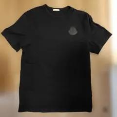 最後の1着！ MONCLER ロゴワッペン クルーネックTシャツ ブラック L 