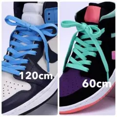 ブルー　靴紐2本セット