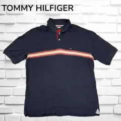 5030126(N-6) TOMMY HILFIGER ネイビー ポロシャツ