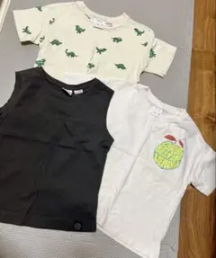 【まとめ売り】ZARA トップス Tシャツ 3枚セット 100のサムネイル