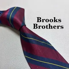 ブルックスブラザーズ　ネクタイ　ストライプ ドット　チェック　ボルドー　赤色