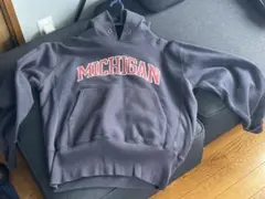 Champion リバースウィーブ パーカー 青単タグ復刻 MICHIGAN M