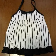 ストライプワンピース水着１２０㎝