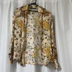 値下げ！ZARA花柄シャツ