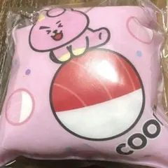 BT21 クッションチャーム ピンク　キーホルダー