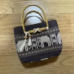 ミニハンドバッグ バッグ 象 和小物