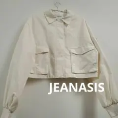 JEANASIS ポケットショートブルゾン　アイボリー、ホワイトのサムネイル