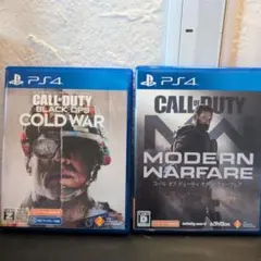 PS4 CoDブラックオプス コールドウォー、モダンウォーフェア　二本セット