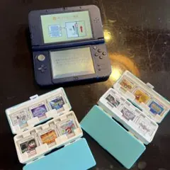 Newニンテンドー3DS LL メタリックブルー 人気ソフト20本