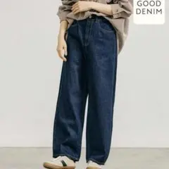 ★美品★グローバルワークGOOD DENIM バギーパンツ ★インディゴブルーのサムネイル