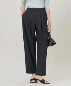 【大きいサイズ】iCB L 25SS テーパードパンツ 機能性素材【美品】