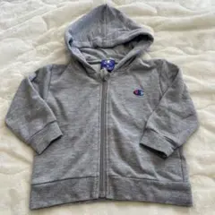 Champion グレー ジップアップパーカー 90