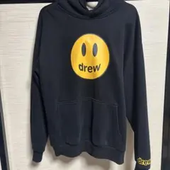 drew house スマイリーフェイス パーカー M 黒