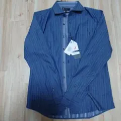 MICHEL KLEIN 長袖シャツ サイズ48 ネイビー