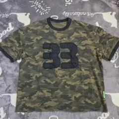 CRAMMY 迷彩柄 33 ナンバー Tシャツ
