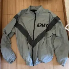 ARMYロゴ グレー ナイロンジャケット