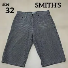 SMITH'S AMERICAN ヒッコリー ワークパンツ　ショートパンツ　32のサムネイル