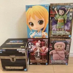ワンピース　フィギュア4体+悪魔の実ルームライト