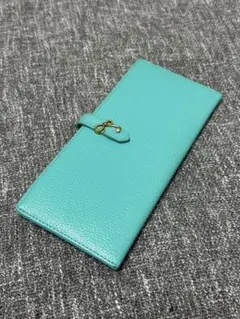 LANVIN en Bleu 長財布 ターコイズブルー リボンのサムネイル