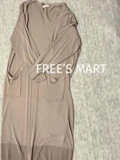 FREE'S MART ロングカーディガン 長袖 ベージュのサムネイル
