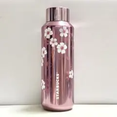 スタバ SAKURA2026 ステンレスボトルメタリックピンク473ml