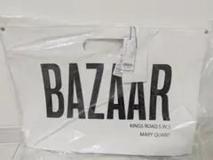 【新品】マリークワント展 公式グッズ BAZAAR トートバッグ ホワイト