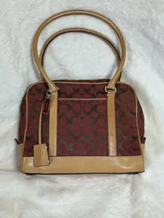 COACH（コーチ）のシグネチャー柄ハンドバッグ J0R-6097 通勤 通学