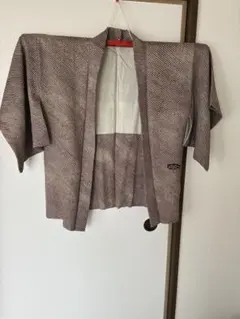 総絞り茶色羽織 ⭐️リメイクにも！
