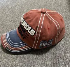 ⭕️未使用　刺繍　JAMONT キャップ　ダメージ加工