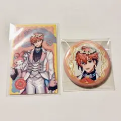 にじさんじ Oriens 赤城ウェン サンリオコラボ チェキ、缶バッジ