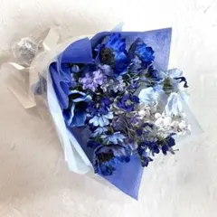 クラッチブーケ ♡ アーティフィシャルフラワー ブーケ ブルー