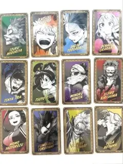 僕のヒーローアカデミア 原画展 箔押しクリアカードコレクション 12枚セット